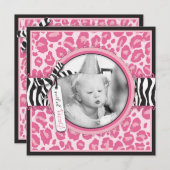 ワイルドカップケーキCP招待状スクエアB2 招待状 (正面/裏面)