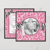 ワイルドカップケーキCP招待状スクエアB3 招待状 (正面/裏面)