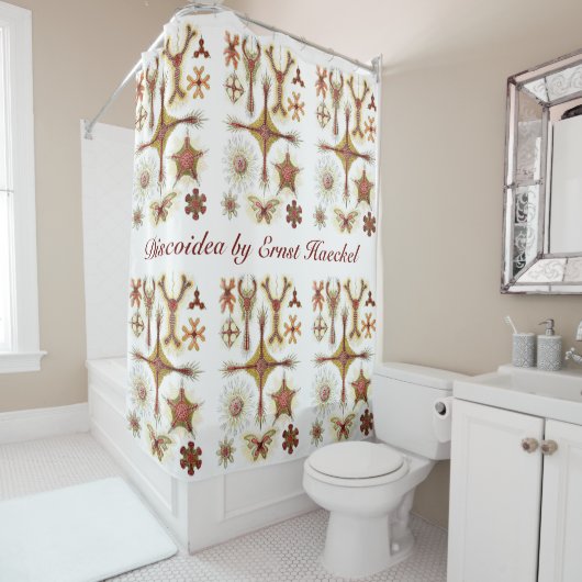 ワイルドカモミールbyエルンスト・ヘイケル，ヴィンテージ自然 シャワーカーテン (インサイチュ)