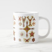 ワイルドカモミールbyエルンスト・ヘイケル，ヴィンテージ自然 ジャンボコーヒーマグカップ (右)