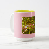 ワイルドカラフルインクベリーインク開花 ツートーンマグカップ (正面左)