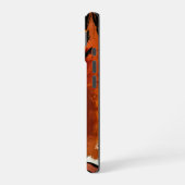 ワイルドカラフル・タイガーのアイフォン・ケース iPhone 16ケース (左側面)