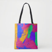 ワイルドカラーとミュージックノート トートバッグ (正面)