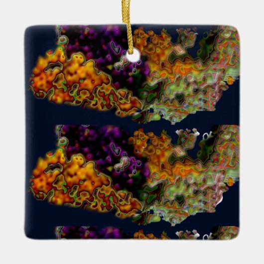 ワイルドカラーオーナメント セラミックオーナメント (正面)