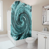 ワイルドカリブのウォーター..... シャワーカーテン (インサイチュ)