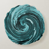 ワイルドカリブのウォーター..... ラウンドクッション (裏面)