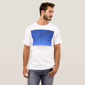ワイルドガチョウのTシャツの飛行 Tシャツ (正面フル)