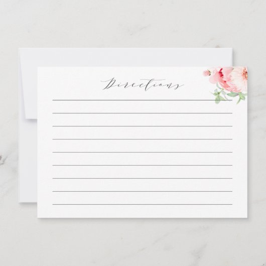 ワイルドガーデンダリアブライダルシャワーゲームレシピ (裏面)