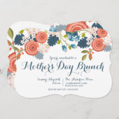 ワイルドガーデンフローラマザーズデイブランチ招待状 招待状 (正面/裏面)