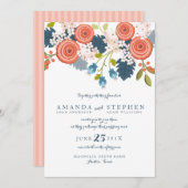 ワイルドガーデンフローラ結婚式招待状 招待状 (正面/裏面)