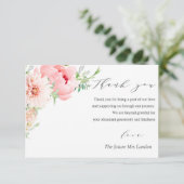 ワイルドガーデン結婚ダリア感謝していズユー サンキューカード (スタンド正面)