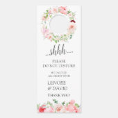 ワイルドガーデン結婚フローラのゲストは邪魔しない ドアノブサイン (正面)