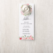 ワイルドガーデン結婚フローラのゲストは邪魔しない ドアノブサイン (ノブ)