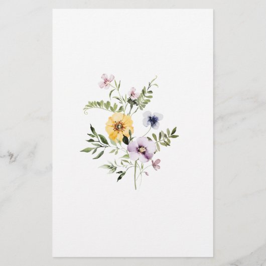 ワイルドガーデン開花が赤ちゃんのシャワーを望む (裏面)