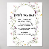 ワイルドガーデン開花テーマシーフゲームベビー ポスター (正面)