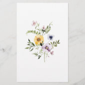 ワイルドガーデン開花ベビーシャワー予測ゲーム (裏面)