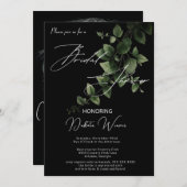 ワイルドガーデン離れブライダルシャワー 招待状 (正面/裏面)