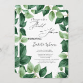 ワイルドガーデン離れブライダルシャワー 招待状 (正面/裏面)