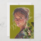 ワイルドガーデン離れブライダルシャワー 招待状 (裏面)