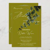 ワイルドガーデン離れブライダルシャワー 招待状 (正面/裏面)