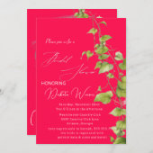 ワイルドガーデン離れブライダルシャワー 招待状 (正面/裏面)