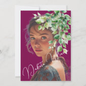 ワイルドガーデン離れブライダルシャワー 招待状 (裏面)