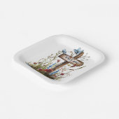 ワイルドガーリーワン紙プレート ペーパープレート (傾斜あり)