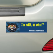 ワイルドガールのスローガンbumper stickers バンパーステッカー (車上)