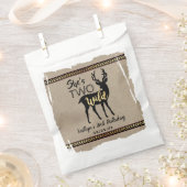 ワイルドガールズウッドランドディアー2歳の誕生日 フェイバーバッグ (クリップ留めされた状態)