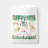 ワイルドガールズセカンドバースデーパーティー フェイバーバッグ (正面)