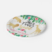 ワイルドガールズセカンドバースデーパーティー ペーパープレート (アングル)