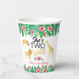 ワイルドガールズセカンドバースデーパーティー 紙コップ