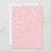 ワイルドガール・ワンサファリ・バースデー・インビテーション・ジャングル 招待状 (裏面)