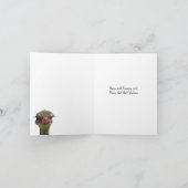 ワイルドキス- Ostrich – グリーティングカードを取得 シーズンカード (内部)