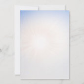 ワイルドキッズサファリ動物園の誕生日へようこそ 招待状 (裏面)