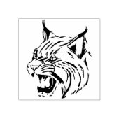 ワイルドキャットアートスタンプ ラバースタンプ (インプリント)