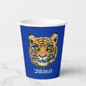 ワイルドキャットオンブルー 紙コップ (正面)
