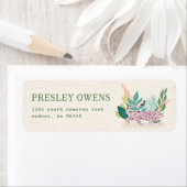 ワイルドキャットパーティー動物差出人住所ラベル ラベル (インサイチュ)