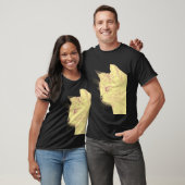 ワイルドキャットブラックTシャツ Tシャツ (ユニセックス)