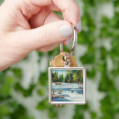 ワイルドキャットリバーとジャクソンの滝 キーホルダー (手)