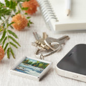 ワイルドキャットリバーとジャクソンの滝 キーホルダー (側面)