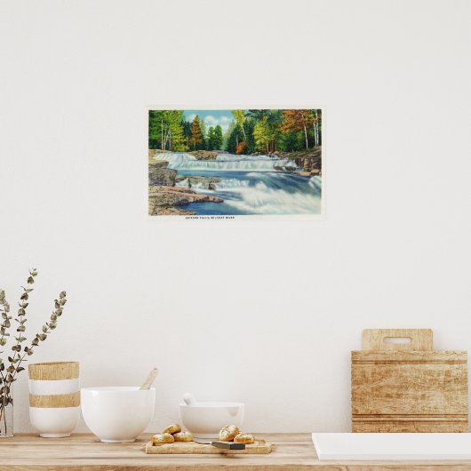 ワイルドキャットリバーとジャクソンの滝 ポスター (キッチン)