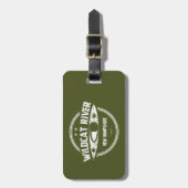 ワイルドキャットリバーニューハンプシャーカヤック ラゲッジタグ (正面縦)