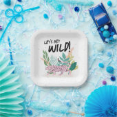 ワイルドキャット子供の誕生日パーティー紙プレート ペーパープレート (パーティー)