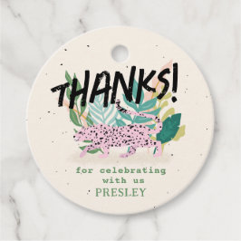 ワイルドキャット子供の誕生日パーティー フェイバータグ