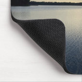 ワイルドキャット湖に沈む夕日 マウスパッド (コーナー)