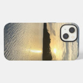ワイルドキャット湖の日の入り iPhone カーケース iPhoneケース (裏面横)