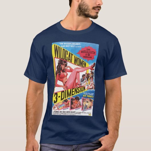 ワイルドキャット・ウーマン 3D Tシャツ (正面)