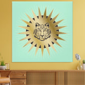 ワイルドキャット – キャンバスプリント (インサイチュ (リビング))