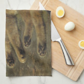 ワイルドキャット(by Rosa Bonheur) キッチンタオル (四つ折り)